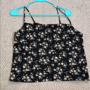 Forever 21 Floral Print Cami Top || Size L